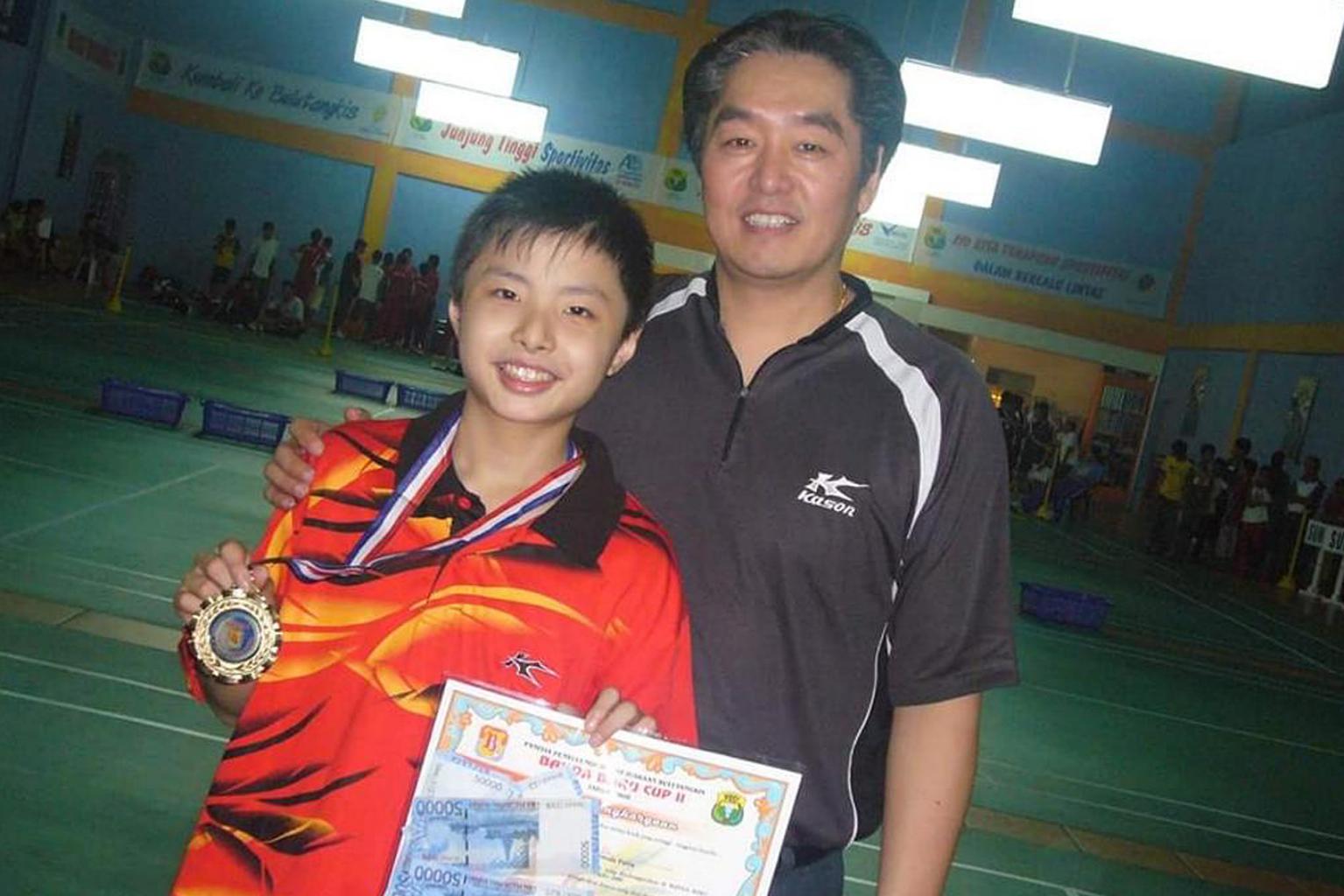 Shi Yu Qi lúc nhỏ