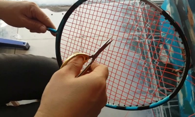 Cách cắt lưới vợt cầu lông chuẩn để bảo vệ khung vợt