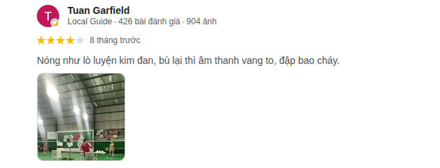 Đánh giá trải nghiệm khách hàng tại sân 291