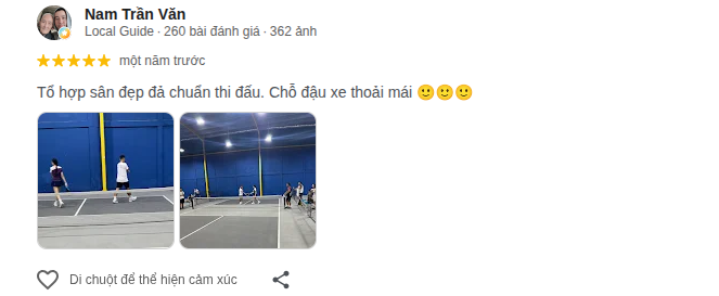 Đánh giá trải nghiệm khách hàng tại sân 291