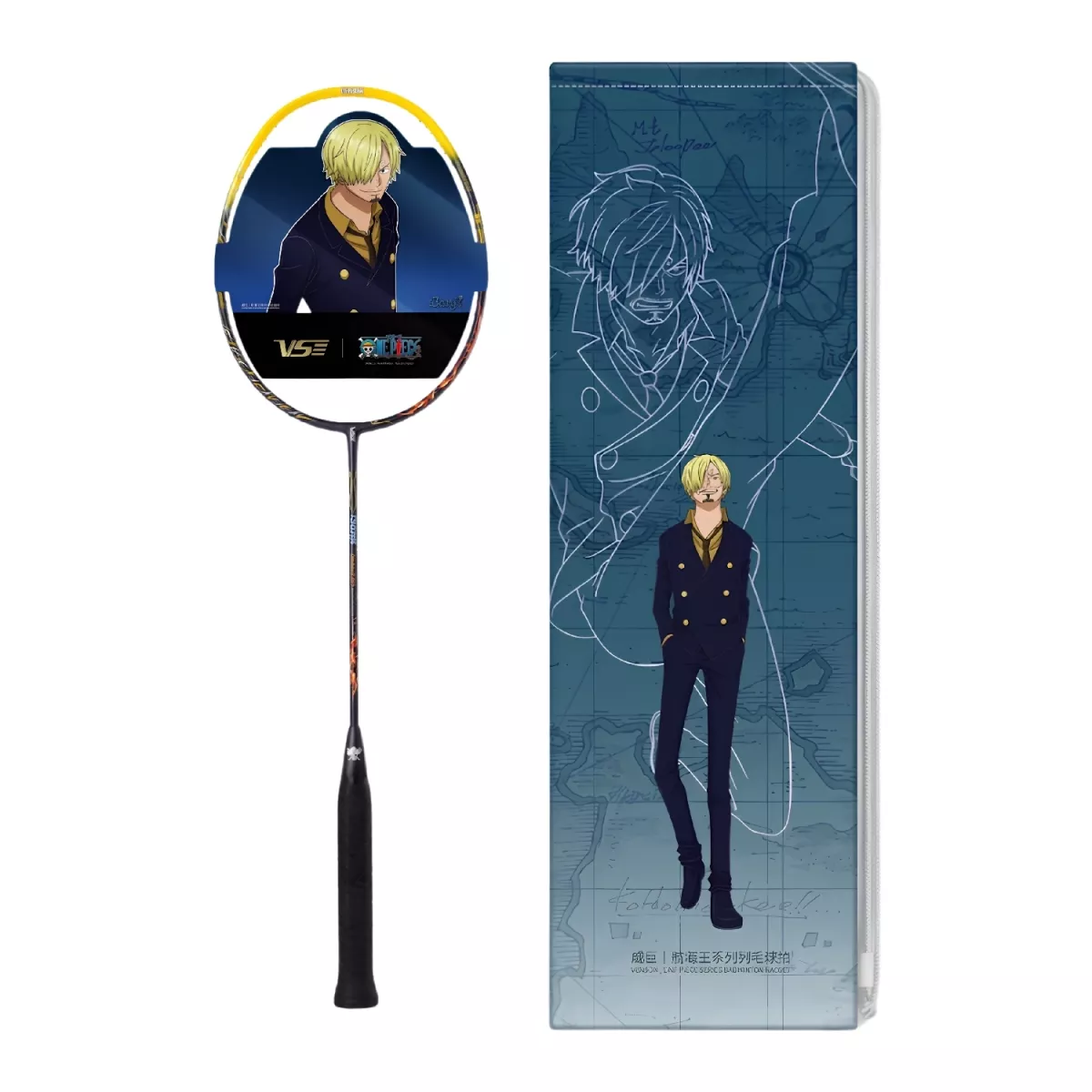 Vợt cầu lông màu đen - Vợt Cầu Lông VS One Piece Sanji Chính Hãng