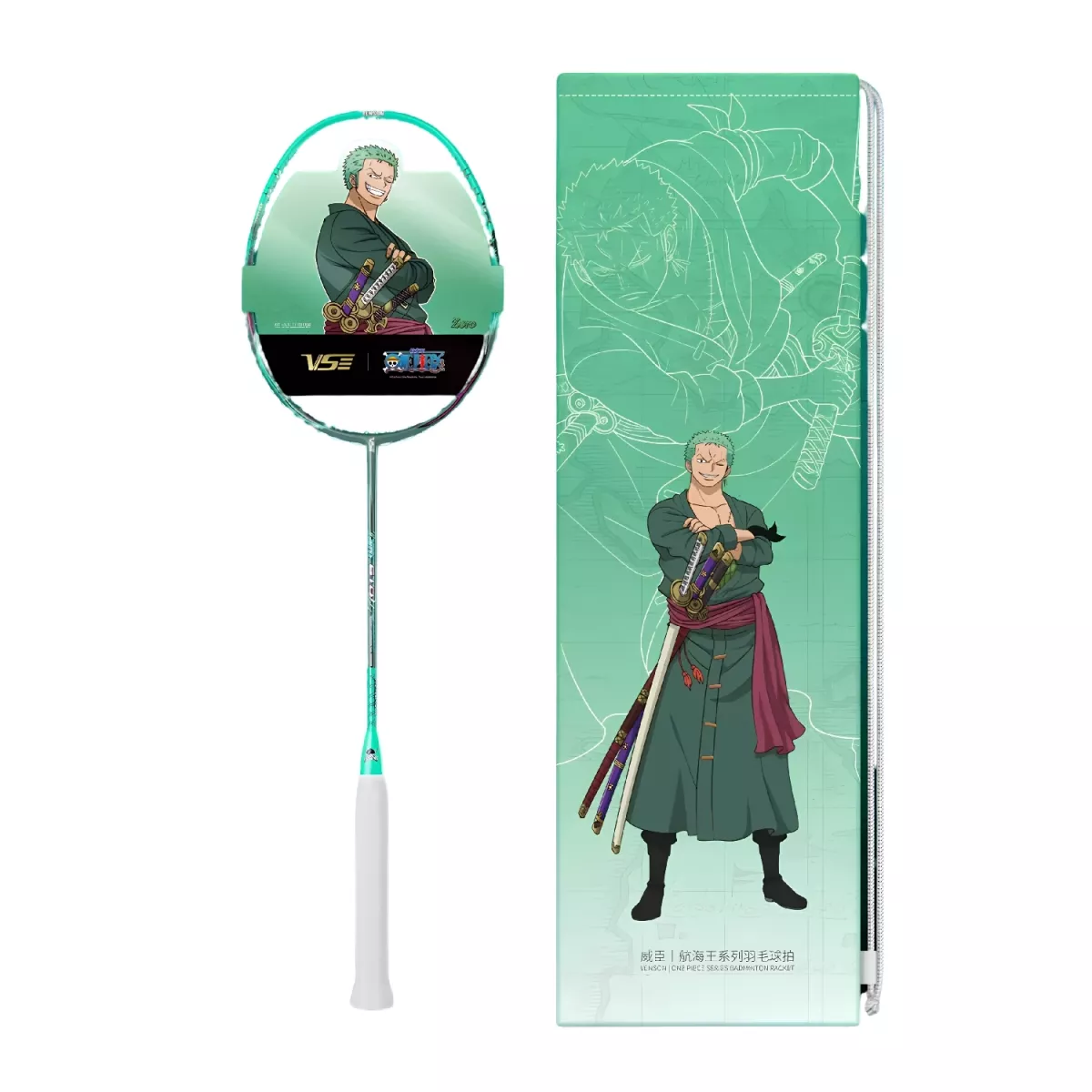 Vợt cầu lông màu xanh ngọc VS One Piece Zoro